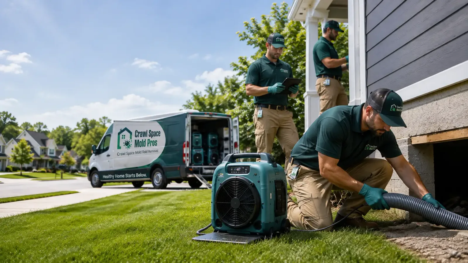 Crawl Space Mold Removal in Bethany, CT